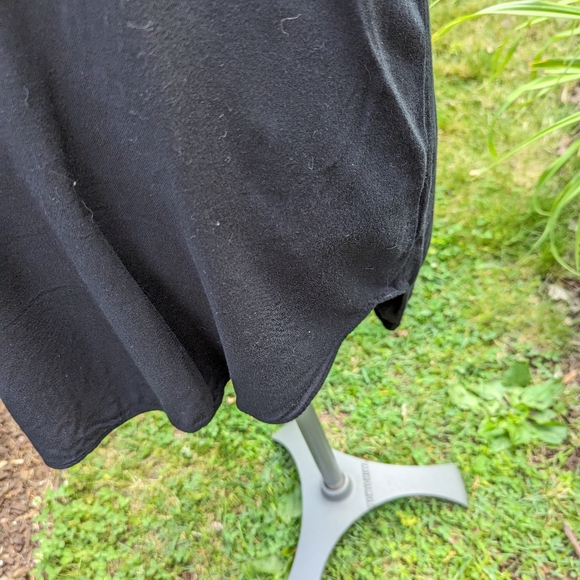 Anthropologie Cloth Stone Black Short Sleeve V-Neck Crispin Mini Tunic D… - Picture 2 of 8